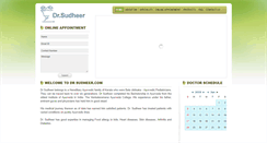 Desktop Screenshot of drsudheer.com