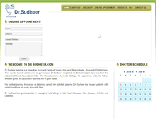 Tablet Screenshot of drsudheer.com